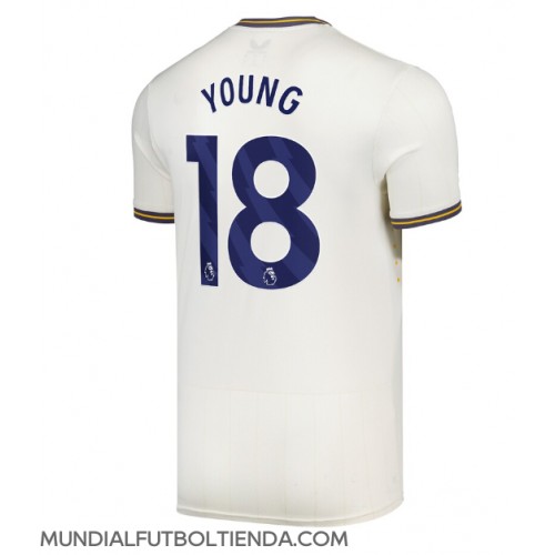 Camiseta Everton Ashley Young #18 Tercera Equipación Replica 2024-25 mangas cortas